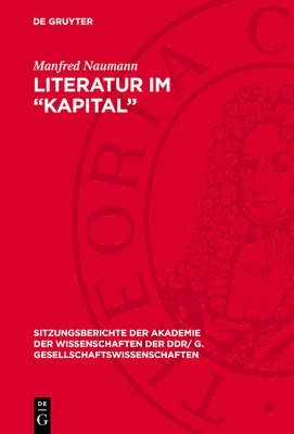 Literatur im 'Kapital' 1