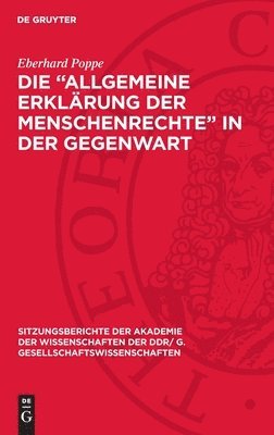 Die "Allgemeine Erklärung Der Menschenrechte" in Der Gegenwart: Zum 30. Jahrestag Ihrer Verabschiedung