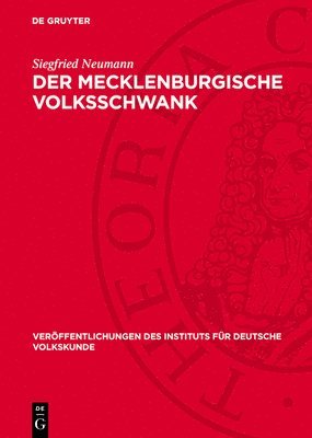 Siegfried Neumann - Der Mecklenburgische Volksschwank, Inbunden