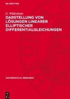 bokomslag Darstellung Von Lösungen Linearer Elliptischer Differentialgleichungen