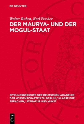 bokomslag Der Maurya- und der Mogul-Staat