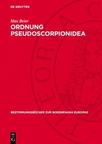 bokomslag Ordnung Pseudoscorpionidea