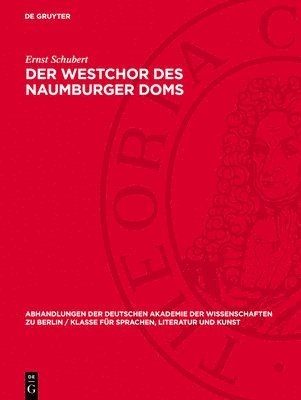 bokomslag Der Westchor des Naumburger Doms