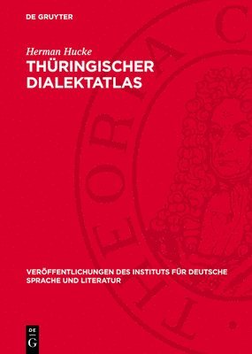 bokomslag Thüringischer Dialektatlas