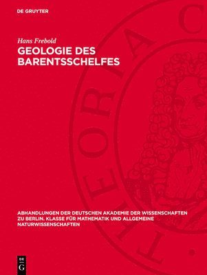 bokomslag Geologie des Barentsschelfes