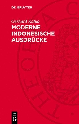 bokomslag Moderne indonesische Ausdrücke