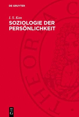 bokomslag Soziologie der Persönlichkeit