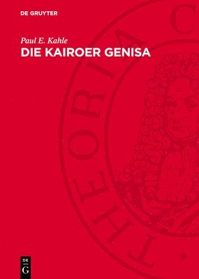 Die Kairoer Genisa 1