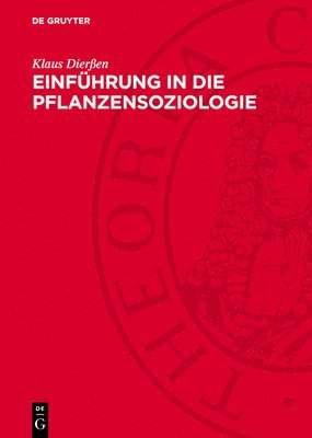 Klaus Dierßen - Einführung in die Pflanzensoziologie, Inbunden