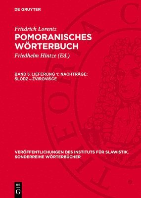 Nachträge: slȯdz - zv́irov́isče