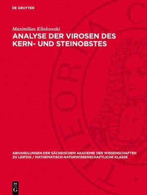 bokomslag Analyse der Virosen des Kern- und Steinobstes