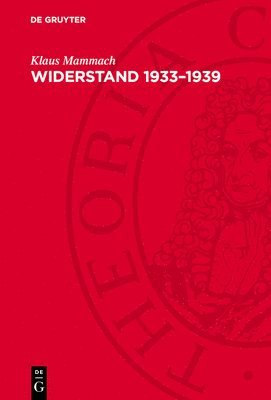 bokomslag Widerstand 1933-1939