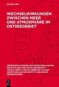 bokomslag Wechselwirkungen zwischen Meer und Atmosphäre im Ostseegebiet