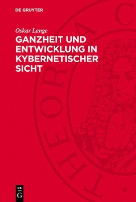 bokomslag Ganzheit und Entwicklung in kybernetischer Sicht