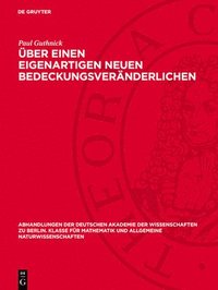 bokomslag Über Einen Eigenartigen Neuen Bedeckungsveränderlichen: Erste Mitteilung