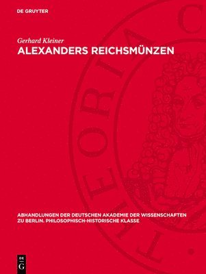 bokomslag Alexanders Reichsmünzen