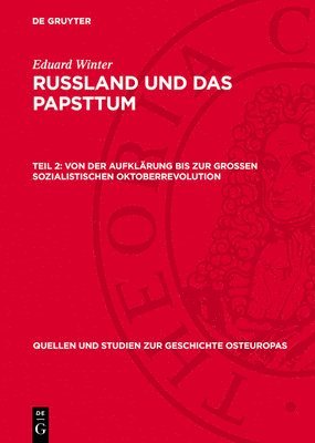 bokomslag Von Der Aufklärung Bis Zur Grossen Sozialistischen Oktoberrevolution