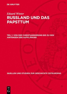 bokomslag Von Der Christianisierung Bis Zu Den Anfängen Der Aufklärung