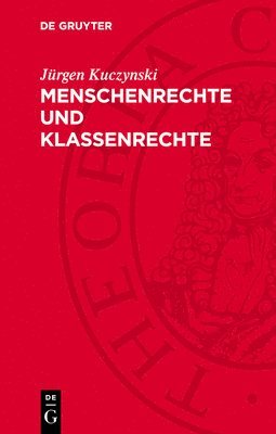 bokomslag Menschenrechte Und Klassenrechte