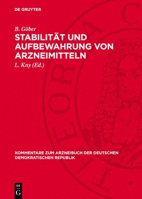 bokomslag Stabilität Und Aufbewahrung Von Arzneimitteln