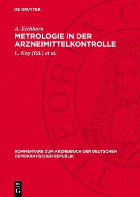 Metrologie in Der Arzneimittelkontrolle 1