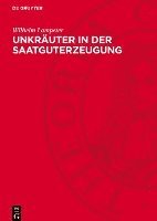 bokomslag Unkräuter in Der Saatguterzeugung