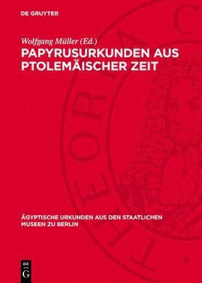 bokomslag Papyrusurkunden Aus Ptolemäischer Zeit