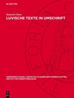 Luvische Texte in Umschrift 1