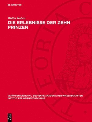 Walter Ruben - Die Erlebnisse Der Zehn Prinzen, Inbunden