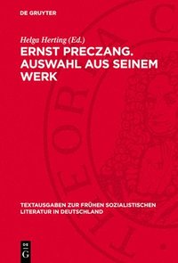 bokomslag Ernst Preczang. Auswahl Aus Seinem Werk