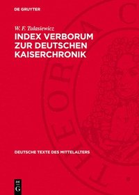 bokomslag Index Verborum Zur Deutschen Kaiserchronik