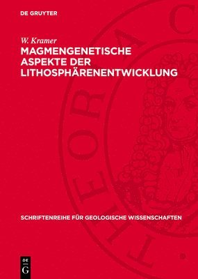 W Kramer - Magmengenetische Aspekte Der Lithosphärenentwicklung, Inbunden