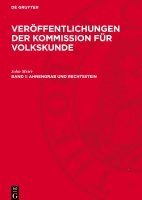 bokomslag Ahnengrab Und Rechtsstein: Untersuchungen Zur Deutschen Volkskunde Und Rechtsgeschichte