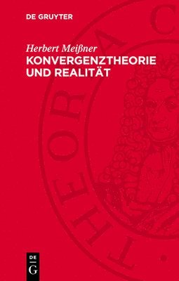 bokomslag Konvergenztheorie Und Realität