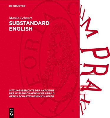 Martin Lehnert - Substandard English, Inbunden
