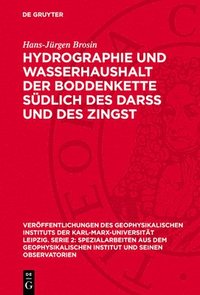 bokomslag Hydrographie Und Wasserhaushalt Der Boddenkette Südlich Des Darß Und Des Zingst