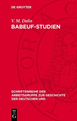 V M Dalin - Babeuf-Studien, Inbunden