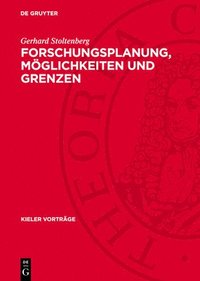 bokomslag Forschungsplanung, Möglichkeiten Und Grenzen