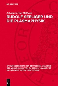 bokomslag Rudolf Seeliger Und Die Plasmaphysik