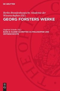 bokomslag Kleine Schriften Zu Philosophie Und Zeitgeschichte