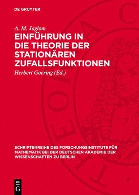 bokomslag Einführung in Die Theorie Der Stationären Zufallsfunktionen