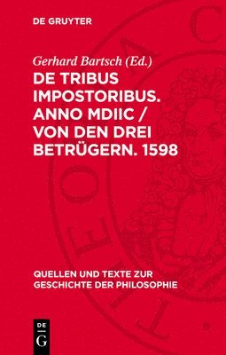 de Tribus Impostoribus. Anno MDIIC / Von Den Drei Betrügern. 1598: (Moses, Jesus, Mohammed) 1