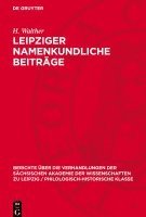 Leipziger Namenkundliche Beiträge 1