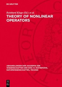 bokomslag Theory of Nonlinear Operators