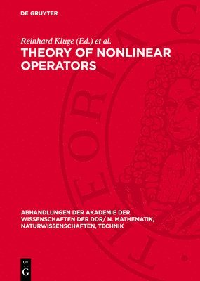 Theory of Nonlinear Operators