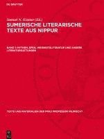 bokomslag Sumerische literarische Texte aus Nippur, Band 1, Mythen, Epen, Weisheitsliteratur und andere Literaturgattungen