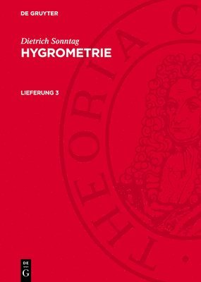 Dietrich Sonntag - Dietrich Sonntag: Hygrometrie, Inbunden