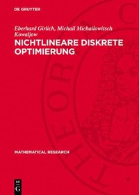 bokomslag Nichtlineare Diskrete Optimierung