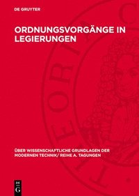 bokomslag Ordnungsvorgänge in Legierungen