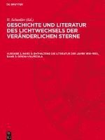 bokomslag Geschichte und Literatur des Lichtwechsels der veränderlichen Sterne, Ausgabe 2, Band 3, Enthaltend die Literatur der Jahre 1916-1950, Band 3: Orion-Vulpecula